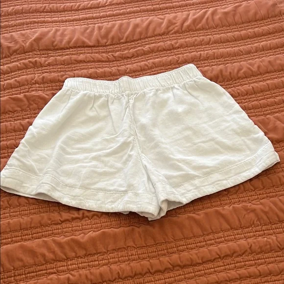Abercrombie & Fitch High Waist White Shorts - Picture 5 of 5